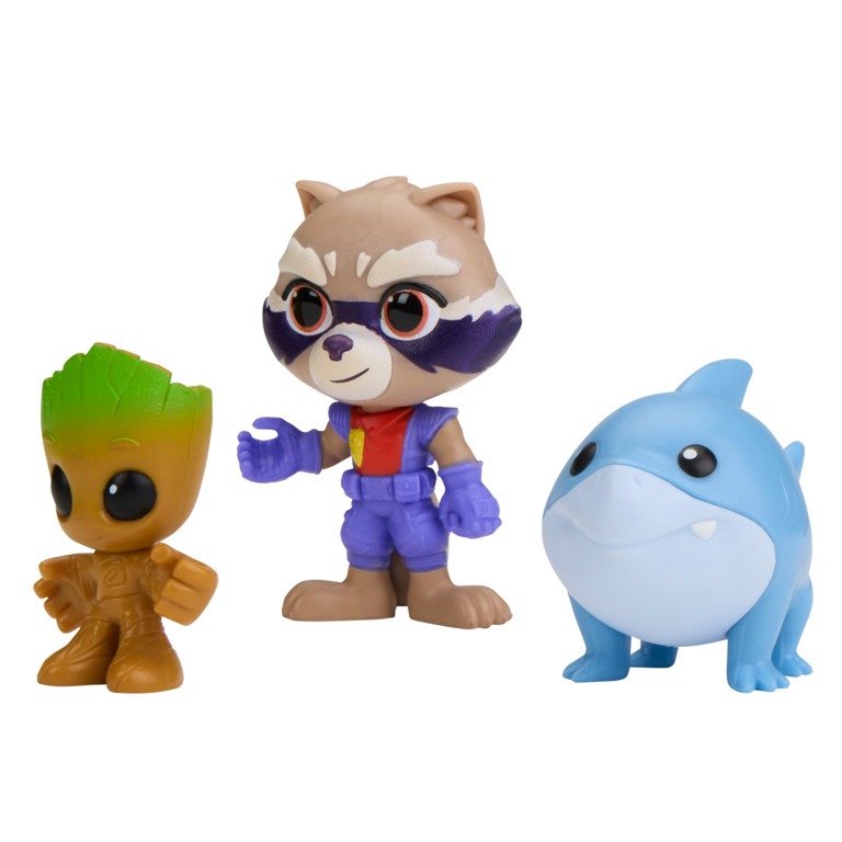 Boneco Spidey e Amigos 3 Pack Jeff Rocket & Groot Rescue Webs - Hasbro G3044 — imagem 2 de 2