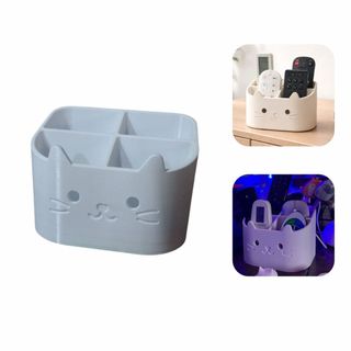 Organizador Porta Controle Remoto Gatinho Mesa