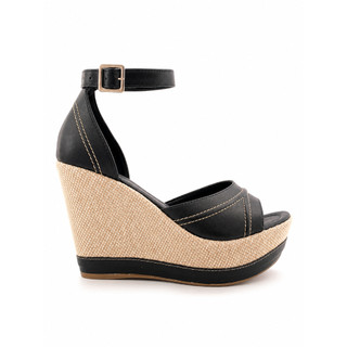 Sandália Feminina Salto Alto Anabela Plataforma Várias Cores 11cm Blogueira Para Qualquer Ocasião