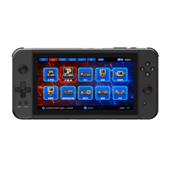 Vídeo Game Portátil Powkiddy X70 (completo) Tela de 7 polegadas com 32gb + de 3500 Jogos Retro games