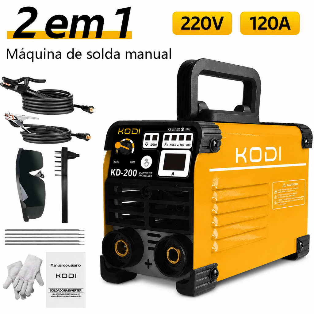 ⚡ Máquina de Solda Portátil 🏠 | Bivolt 110V/220V, Display Digital,  Ideal para Uso Doméstico e Reparos -D13