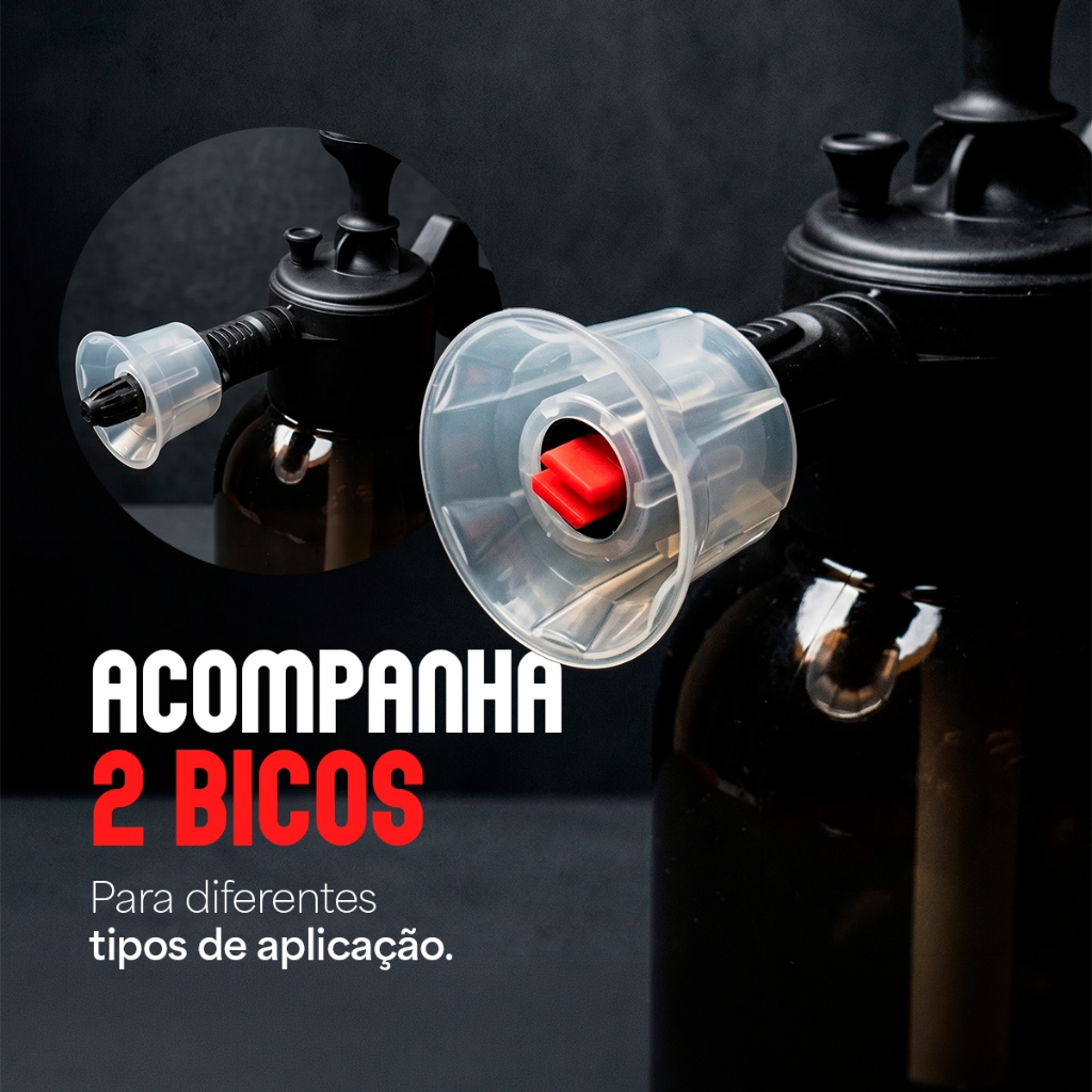 Pulverizador Borrifador Alta Pressão Snow Foam 2 Litros Manual Profissional · foto 2