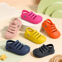 Babuche Sandalia Infantil Menino Menina Macio Leve Confortavel Liso Antiderrapante Cores Escolar