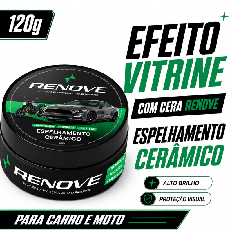 Brilho Profundo: Cera Carnaúba por R$22,98 🚗