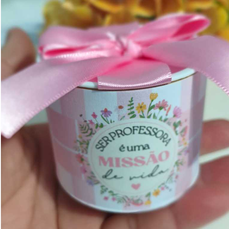 Kit Tubolatas l Lembrancinhas l Chá de Bebê l Maternidade l Casamento l Aniversário - Personalizadas 5x6 cm com laço