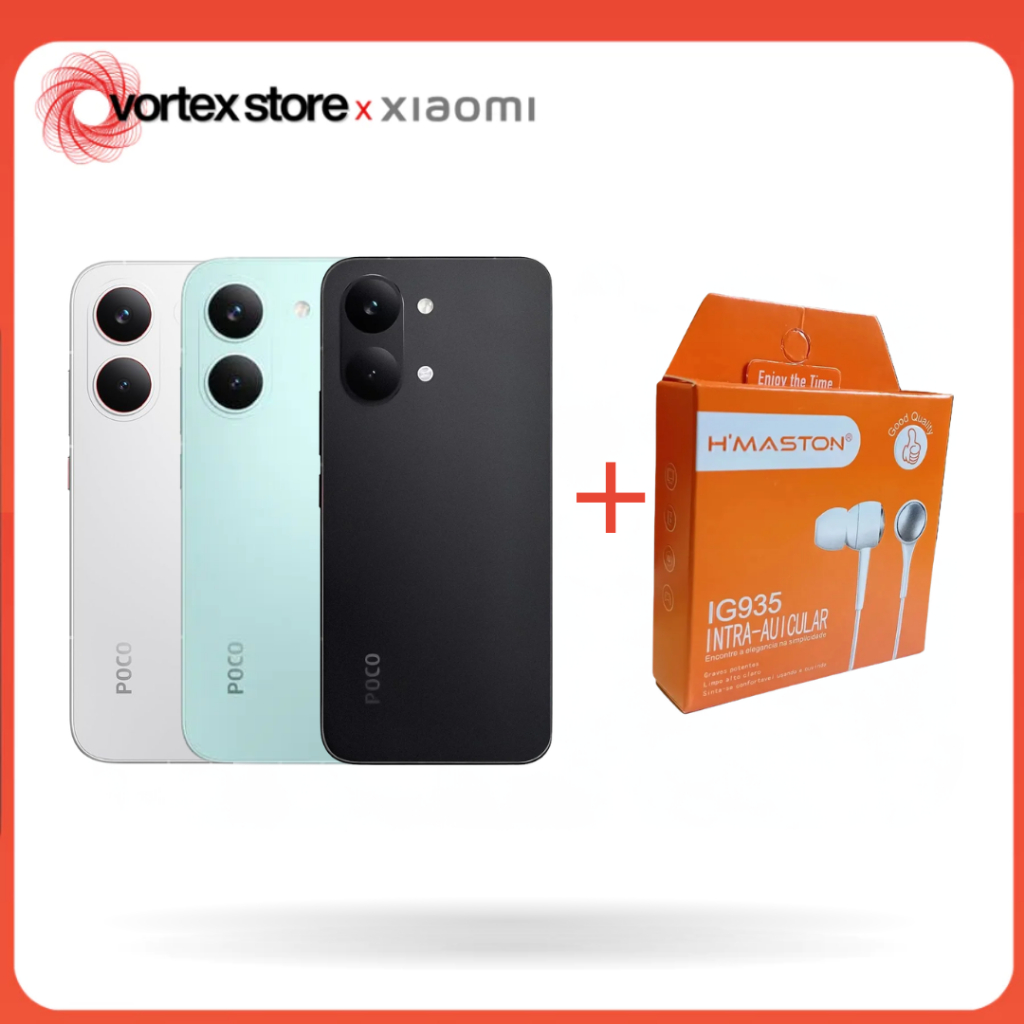Xiaomi Poco X8 PRO 5G, Versão Global, MediaTek Dimensity 8500-Ultra, Bateria 650