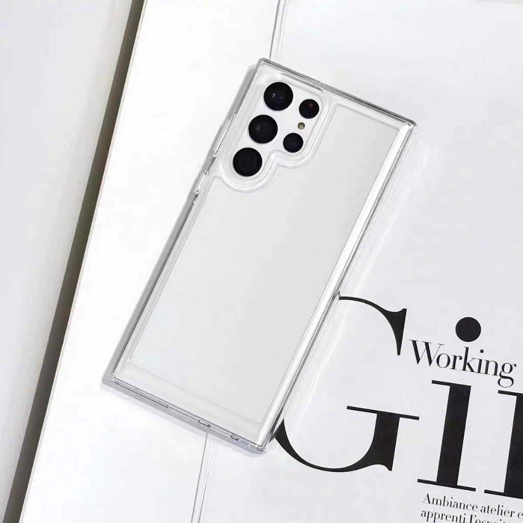 Capa Space Transparente Premium Samsung S26 ULTRA S26 S25 ULTRA S25 FE S24 FE S23 FE S23 S22 S21 S20