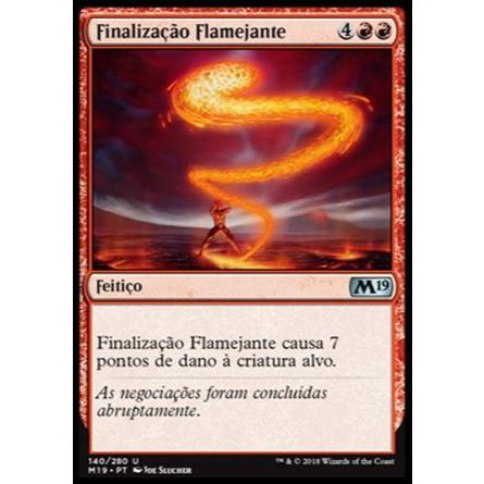 Finalização Flamejante (Dano) - - Magic The Gathering