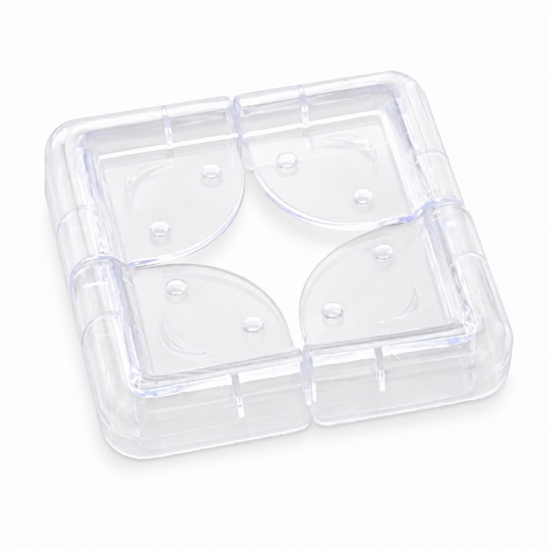 KIT 20 PROTETORES DE QUINA TRANSPARENTE PARA MESAS MÓVEIS E ARMÁRIOS