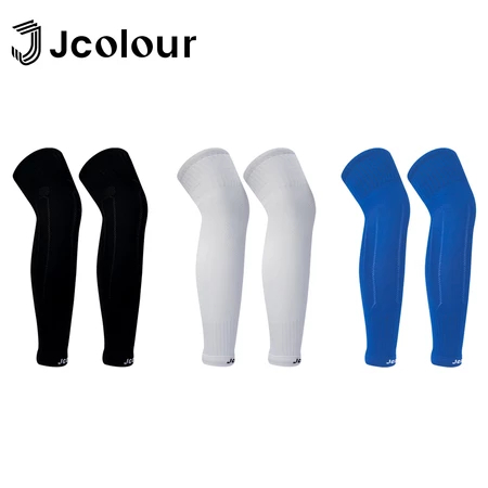 Kit 3 Pares Joelheira Longa Esportiva Jcolour Unissex Masculino e Feminino, Elástica Respirável Suporte Protetor para Co