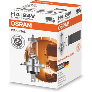 Kit 10 Lâmpadas Caminhão Onibus Osram Original Line H4 24v 75/70w