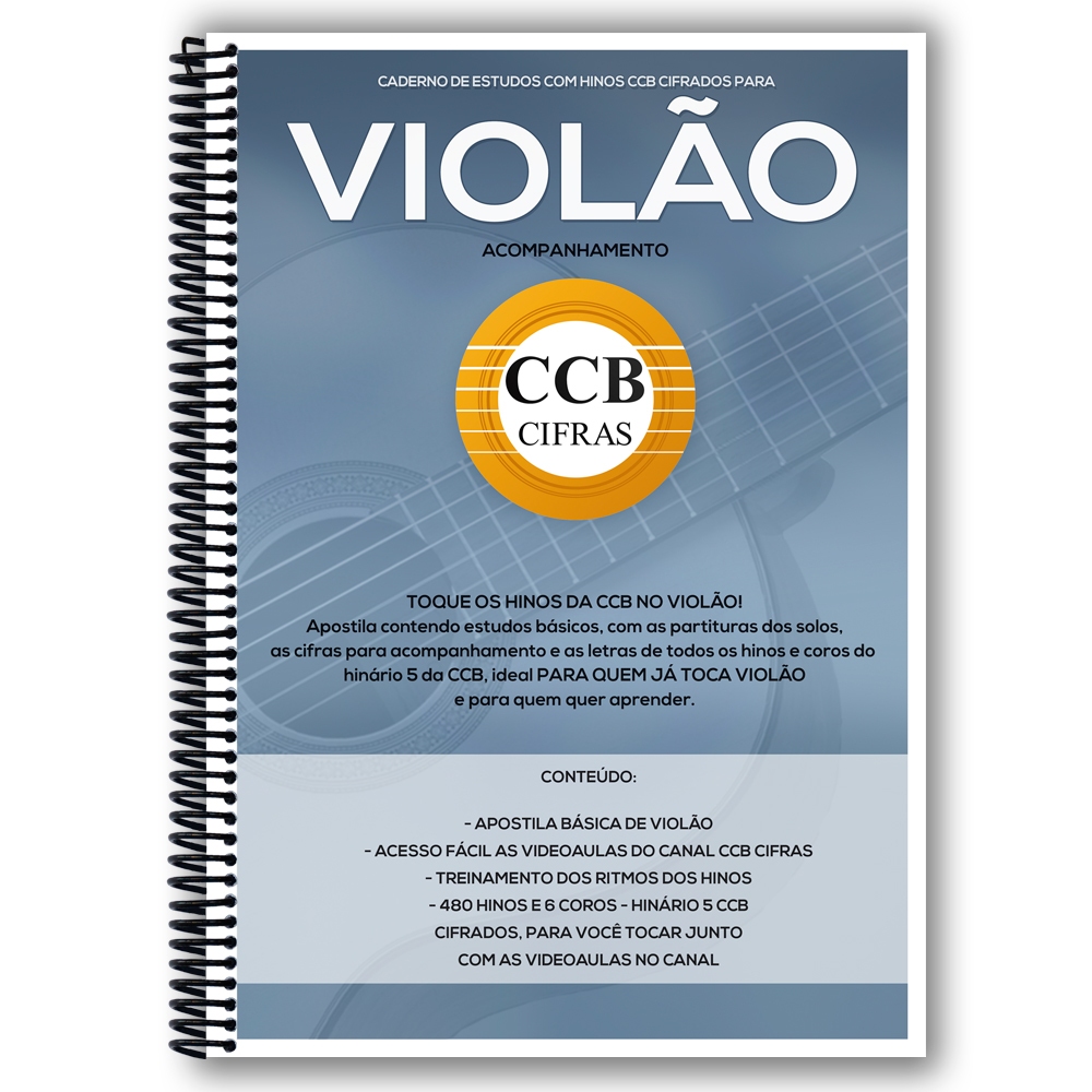 Hinário CCB Cifras - Com Curso Básico De Violão
