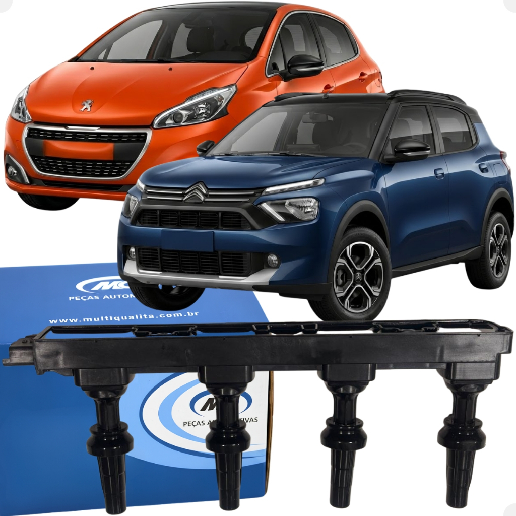 Bobina Ignição C3 208 308 Aircross 1.6 16v 2011/2025