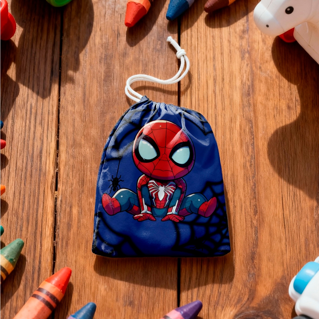 Saquinhos Surpresa Garoto Aranha Decoração Festa Infantil Spider Lembrancinha Personalizada