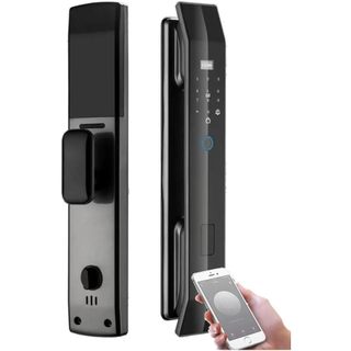 Fechadura Digital Biométrica – Acesso por Digital, Senha, Cartão e App