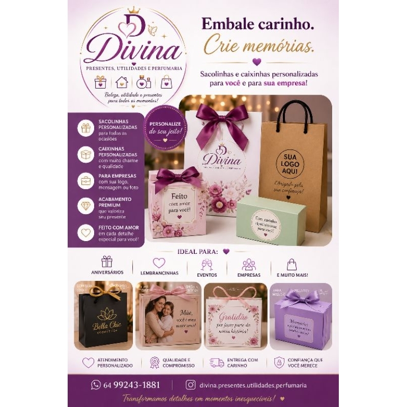 Kit 10 Sacolas Personalizadas com Logo para Empresas, Lojas e Pet Shop