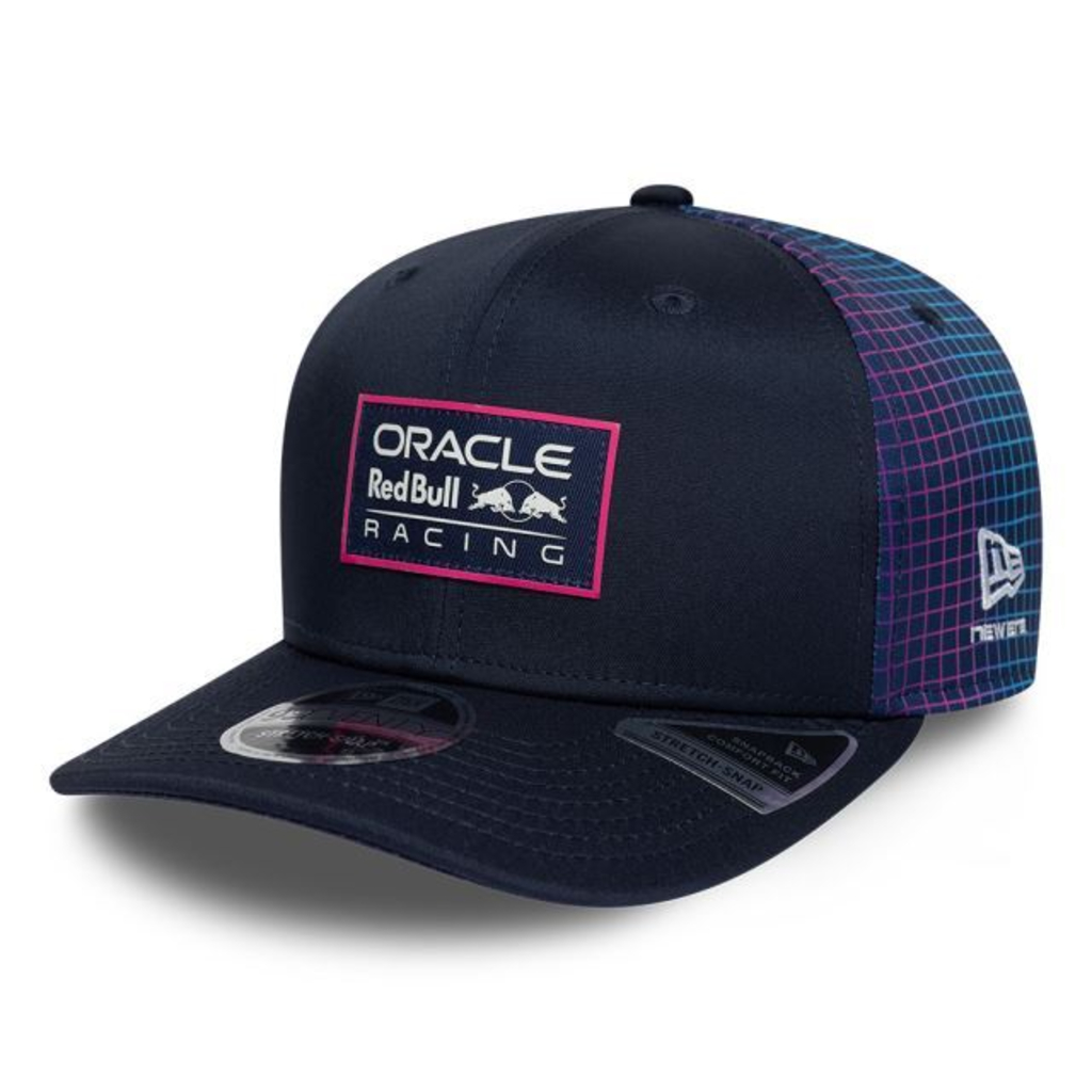 BONÉ NEW ERA 9SEVENTY RED BULL RACING F1 AZUL MARINHO — GP DE MIAMI | AJUSTÁVEL | ORIGINAL