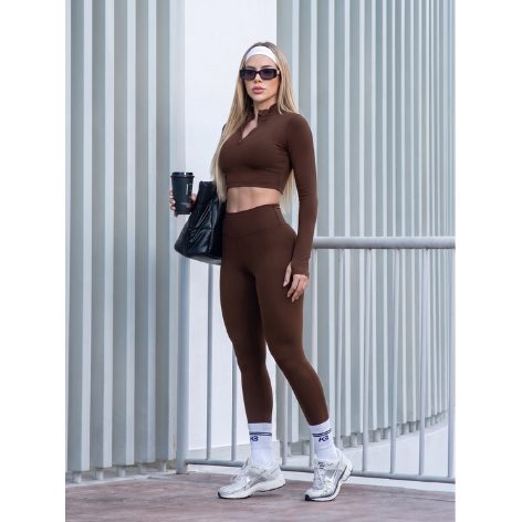 Calça Legging Feminina Cintura Alta e Modeladora Academia Fitness Básica Confortável