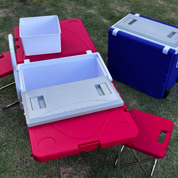 Caixa Térmica Cooler Multifunção 28 Litros  Praia/Campo Portátil Fácil de Carregar Viagem Férias