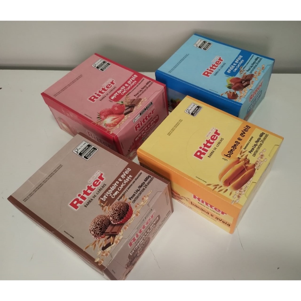 Barra De Cereal Ritter - Caixa C/24 ou 12 Unidades