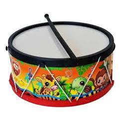 Tamborzinho Safari Brinquedo Musicalização Música Crianças