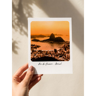 Cartão Postal Rio de Janeiro | Pão de Açúcar | Fotografia Vintage | Papel Premium A6