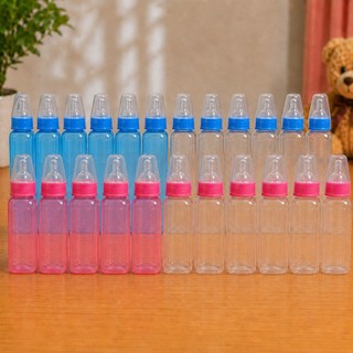Kit Mamadeiras Retrô Atacado 240ml Pepeta Bico Redondo Azul e Rosa (9010)