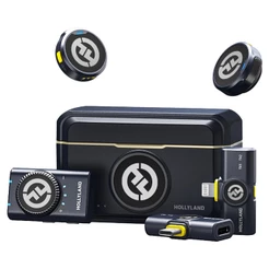 Microfone Lapela Bluetooth sem fio Hollyland Lark M2 COM E SEM COMBO
