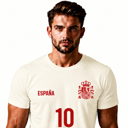 Camiseta Copa do Mundo 2026 Espanha España Seleção Espanhola FHS