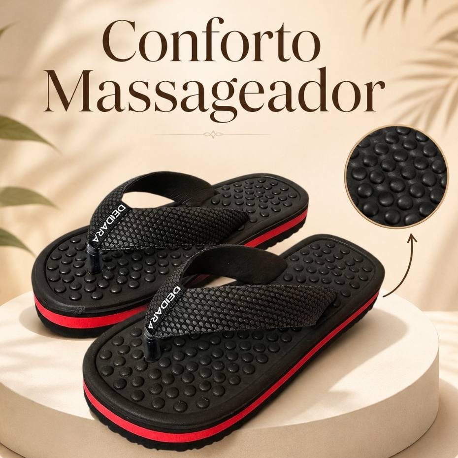 Chinelo Ortopédico para Esporão E Fascite Plantar Original