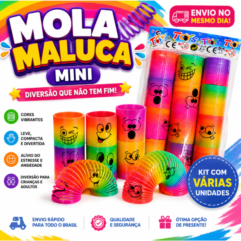 🎉 Mini Brinquedos Coloridos: 78% Off!