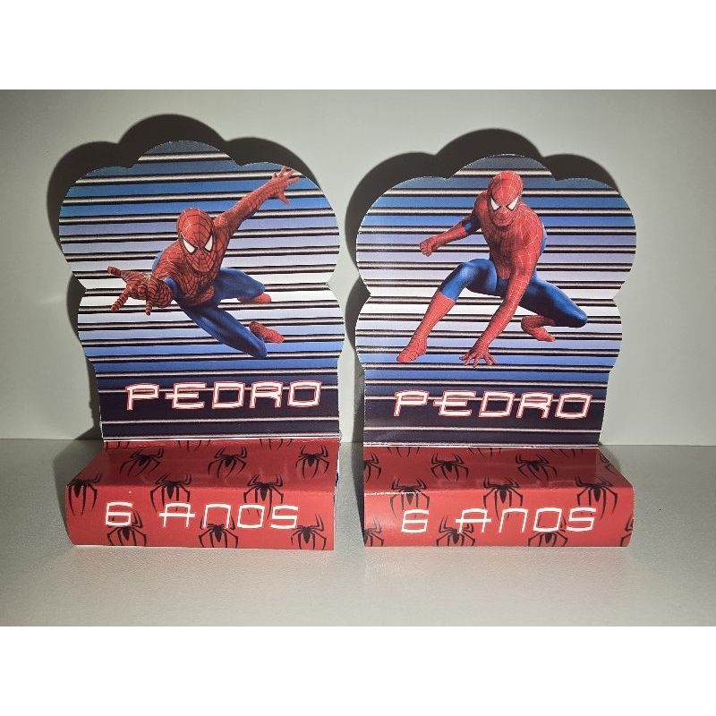 Porta Bis duplo Personalizado Homem Aranha -  Lembrancinha, Mimos, Brindes, Festa Infantil, vários temas