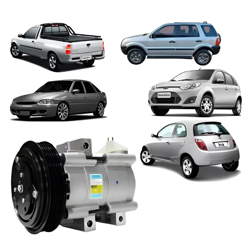 Compressor Ar Ford Ka Zetec/endura 97 Até 2007 Delphi