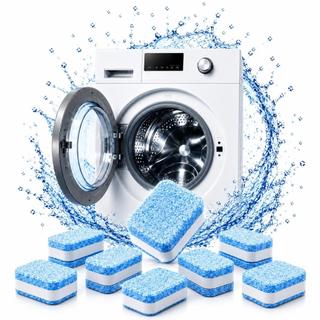 kit 48 Pastilhas de Limpeza para Máquina de Lavar Roupas Remove Sujeira e Mau Cheiro