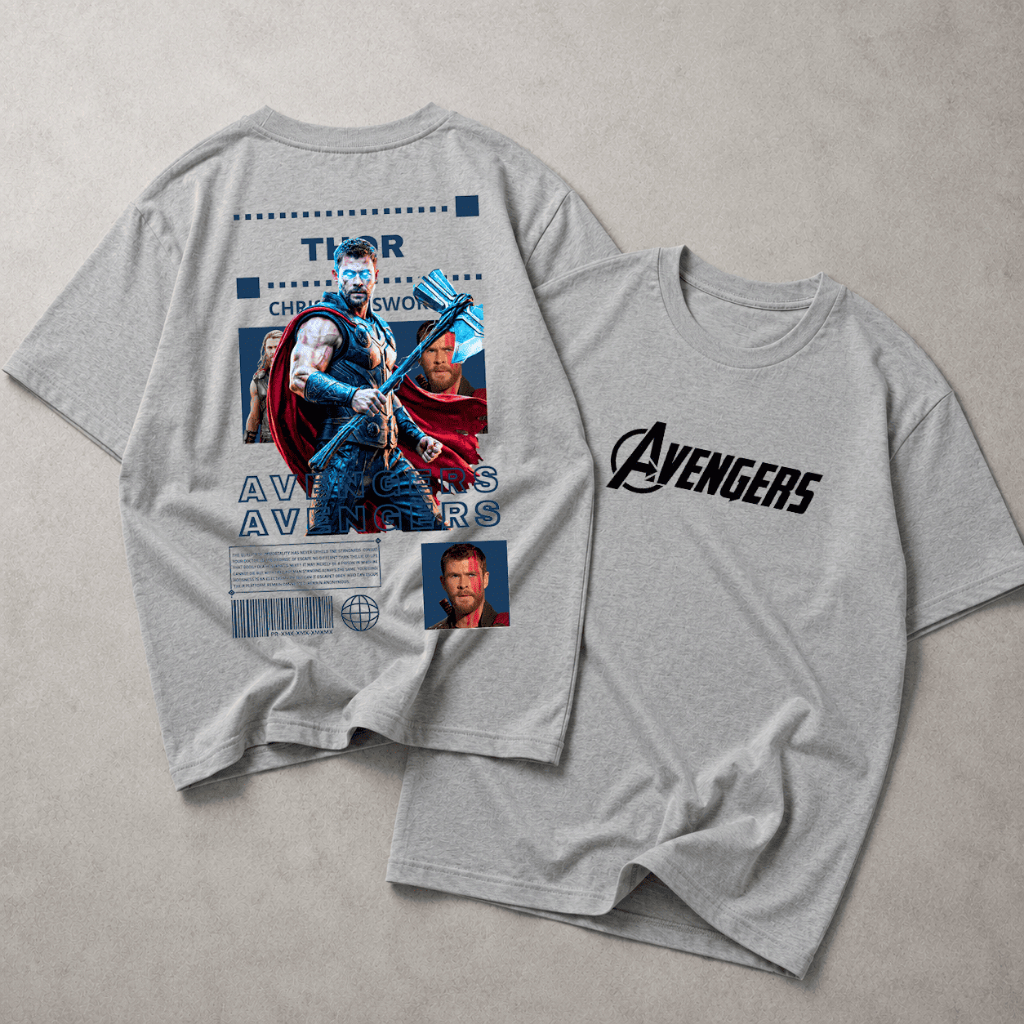 Camisa Camiseta Estampada Thor Filme Raio Vingadores Ragnarok Herói 100% Algodão