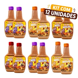 Kit 6 ou 12 Unidades de Molho 250g Cia do Pet para Ração de Cachorro Especial Cremoso Saboroso
