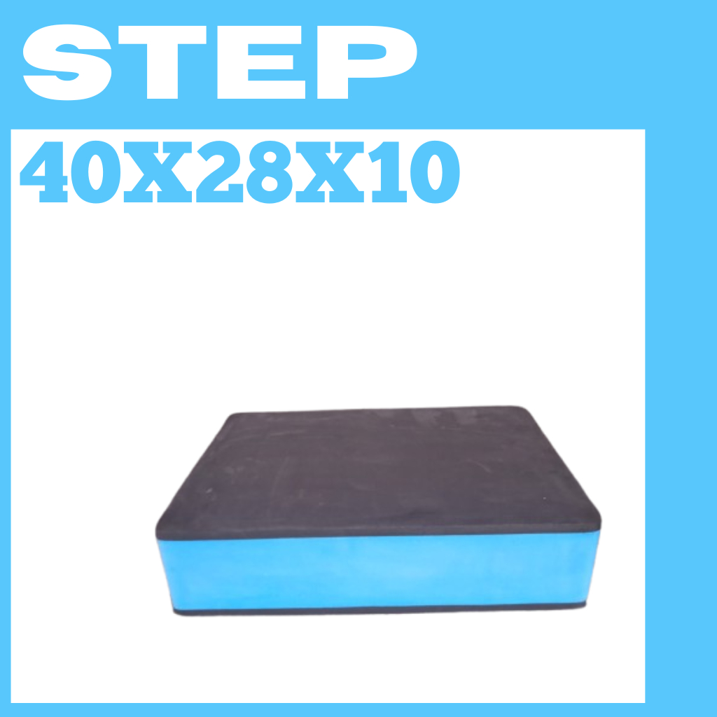 KIT 2 STEP DE ACADEMIA 40X28X10 EM EVA ESPORTE FITNESS