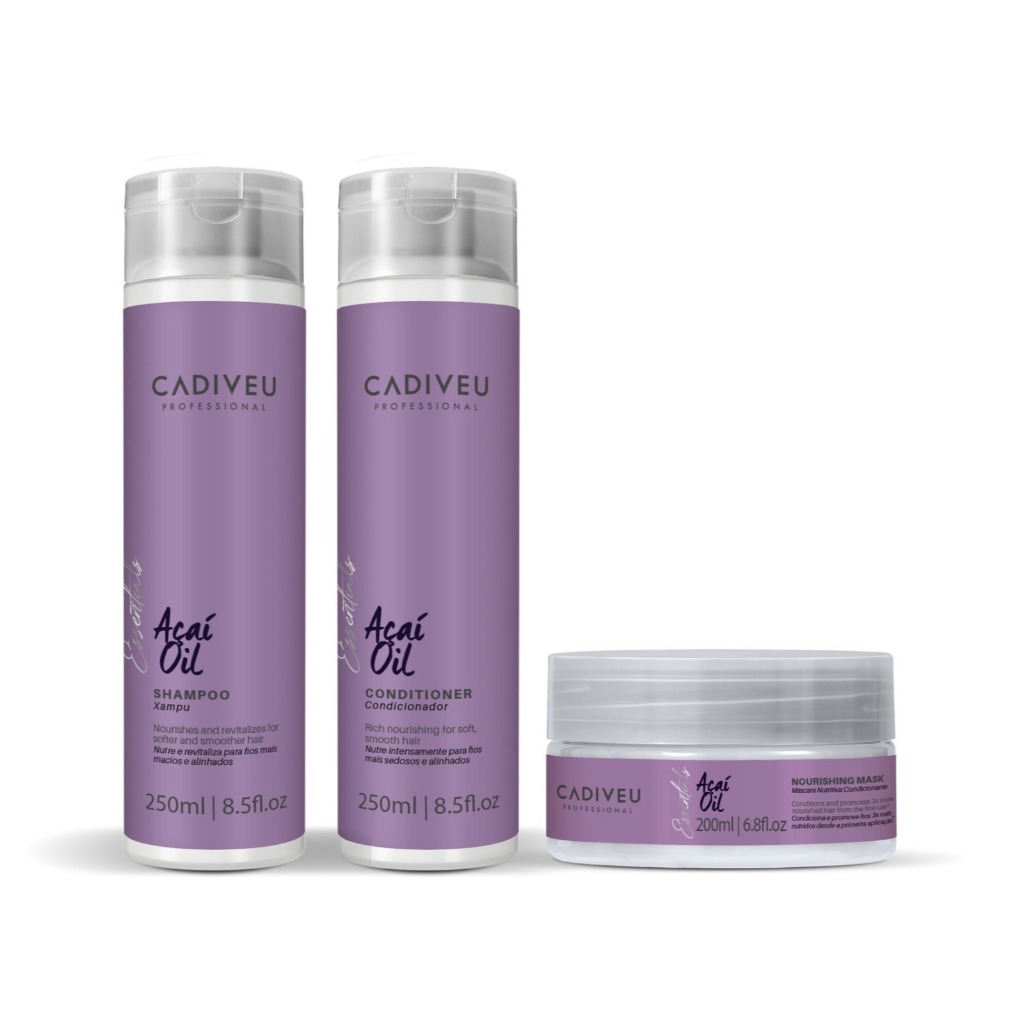 Cadiveu Professional Kit Açaí Oil Sh + Cond e Masc