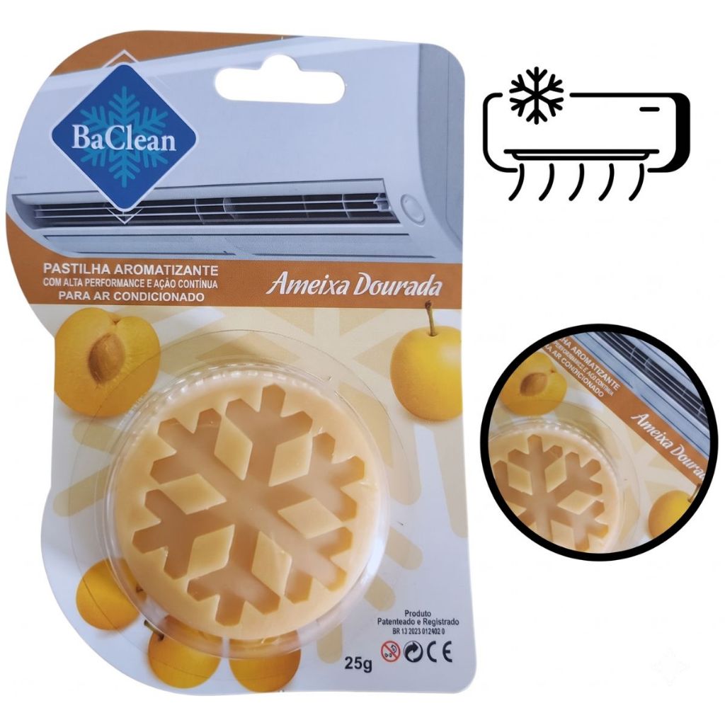 Pastilha Aromatizante Ameixa Dourada Ar Condicionado