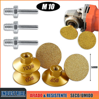 Diamond Welding Polishing Disc 100# 60#45#50mm for M10 Angle Grinder with Adapter