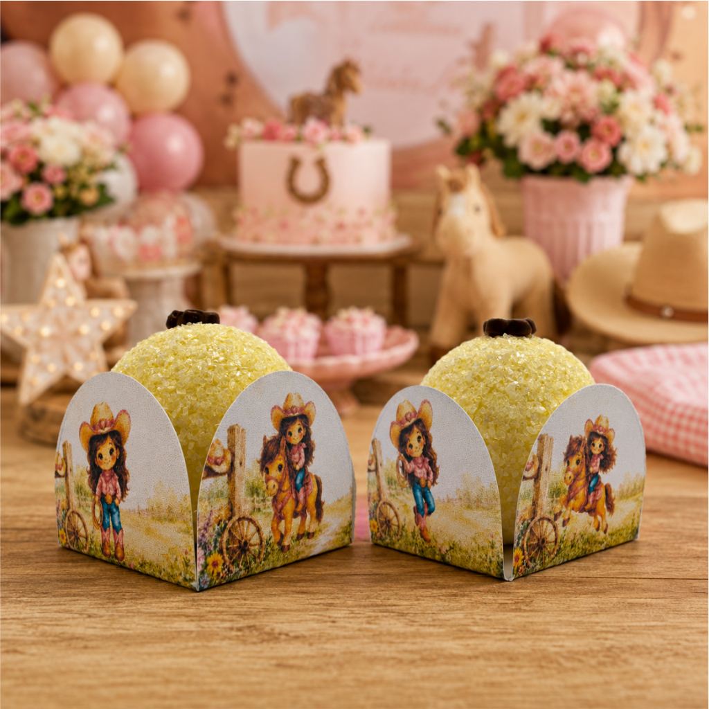 Forminha Boiadeira para Brigadeiro e Doces de Festa Infantil Aniversário