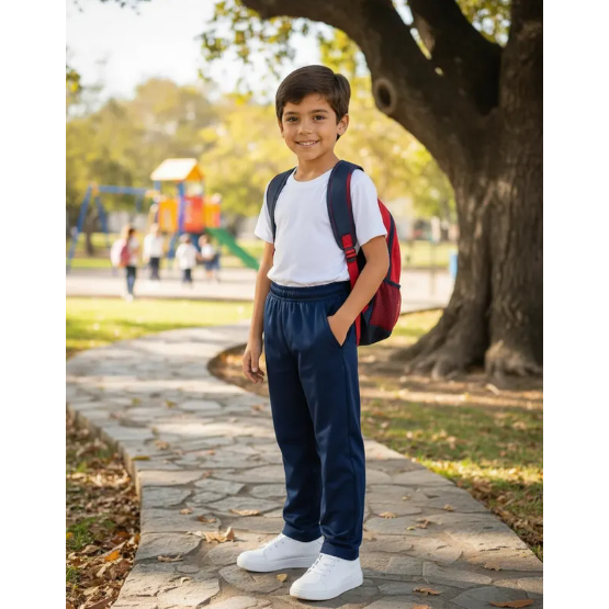calça infantil menino menina uniforme escolar infantil calça de helanca