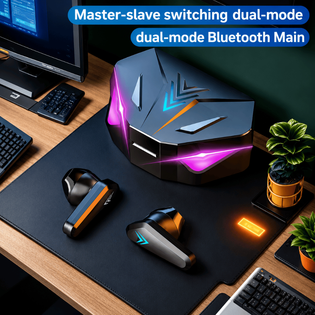 Fone Bluetooth X15 TWS Sem Fio Display LED Gamer Microfone HD Android iPhone Bluetooth 5.3