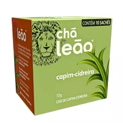 Chá Leão Ervas Básicas Capim Cidreira 10 Sachês (10g)