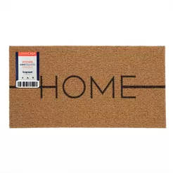 Tapete De Entrada Capacho Vinil Terral Home 40cm x 75cm Kapazi Tapete de Entrada Moderno Marrom