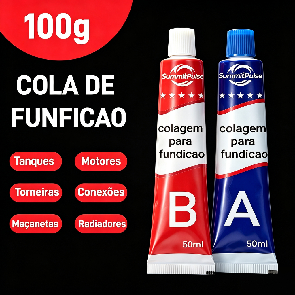 Kit 2 peças Colas De Fundição Forte Adesivo Agente De Reparo Industrial De Metal Ferro Fundido Tracoma Cola De Soldagem