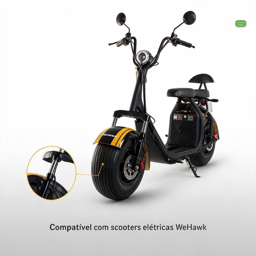 Amortecedor Bengala para Scooter X7 Cor Preta Lado Direito