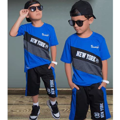 Conjunto Infantil Juvenil Menino Verão Lançamento do 2 ao 14 anos