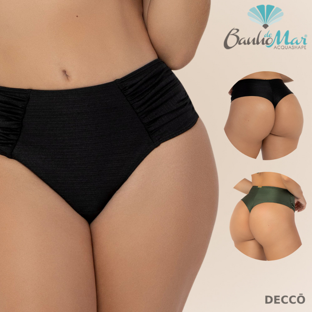 Sunkini Modelador Biquini Fio Zero Barriga Moda Praia Parte de Baixo Efeito Cint