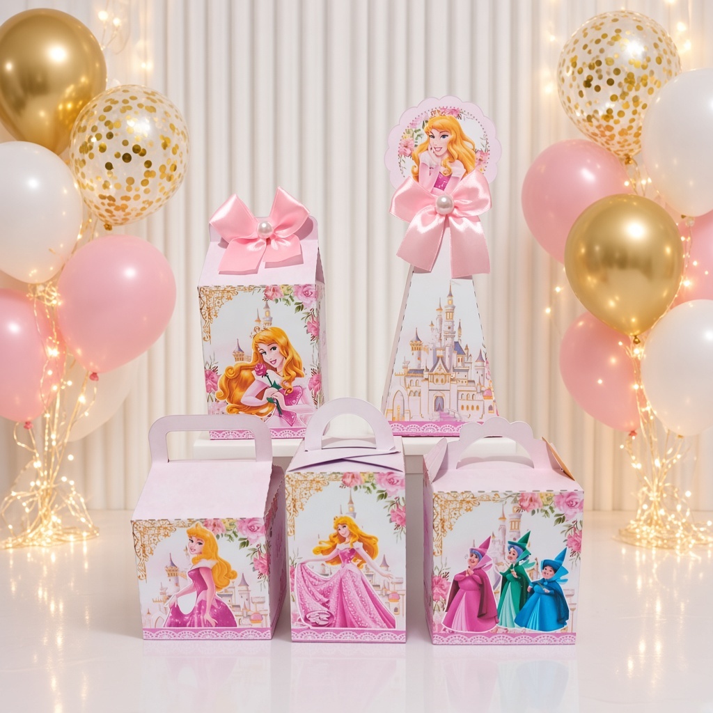 Kit Festa Princesa Aurora Bela Adormecida / Caixinhas / Lembrancinhas / Festa Infantil  Aniversário